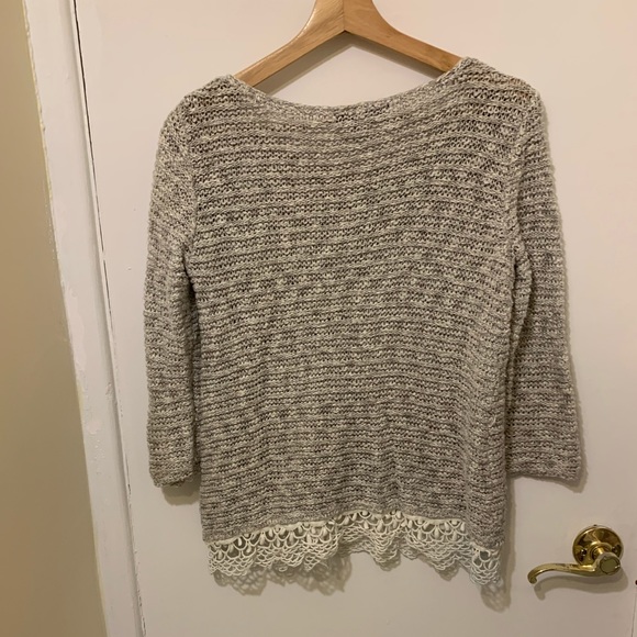 Gray Knit Top - Picture 2 of 4